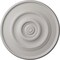 Ekena Millwork Dylar Ceiling Medallion (Fits Canopies up to 6 1/4"), Hand-Painted Ultra Pure White, 30"OD x 2 1/4"P CM30DYUWF - alternate 1